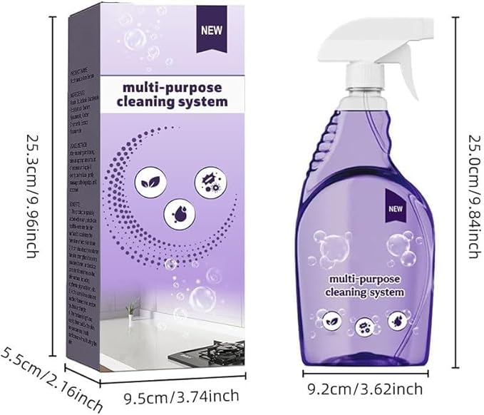 Drclean Spray Oven Cleaner,Dr Clean Spray Cleaner for Ovens,All-Purpose Cleaners,Multi-Surface Cleaners with Concentrated Cleaning Tablets,Nuroclean Sprays,Cleaning Sprays for Kitchen,Bathroom(12pcs)