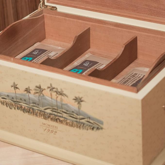 Boveda For Seasoning Two-Way Humidity Control Packs – 84% RH to Season a Wood Humidifier Box (Small- to Medium-Size, Up to 100-Count) – Size 60 – 4 Pack in a Resealable Bag