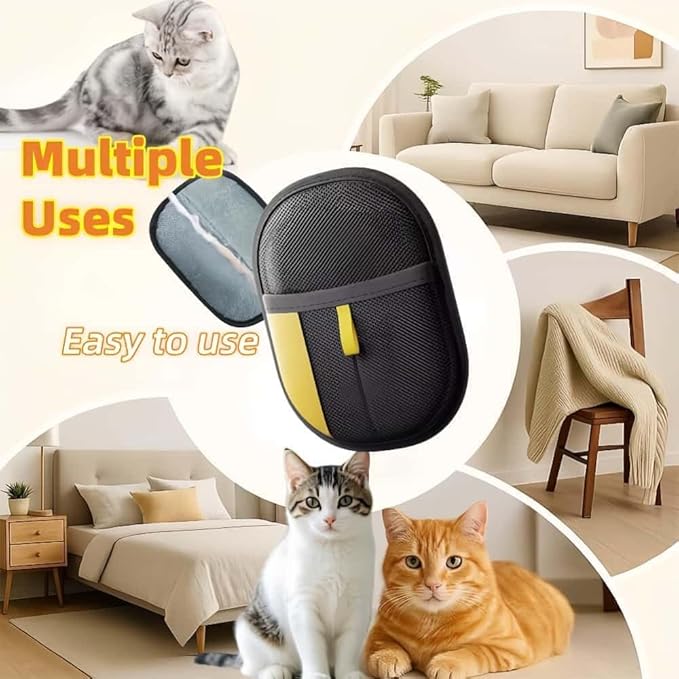 Pet Hair Removal Glove Reusable Electrostatic Gloves Pet Hair Remover for Cats Dogs Carpet Couch 2025 New Grooming Glove Tool(1PCS)