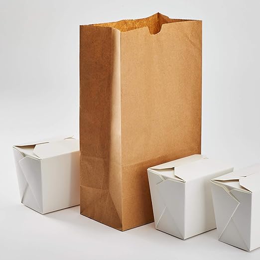 Karat 4lb Paper Lunch Bags - Kraft, 2,000 Count - Versatile Paper Bags for Small Business, Snacks, Popcorns or Party Favor - Sturdy, Self-Standing, Reusable