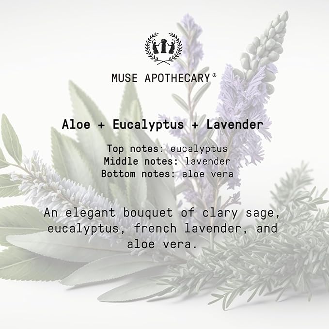 Muse Apothecary Flush Ritual - Aromatic & Refreshing Toilet Spray, Use Before You Go, 2 oz, Infused with Natural Essential Oils - Aloe + Eucalyptus + Lavender