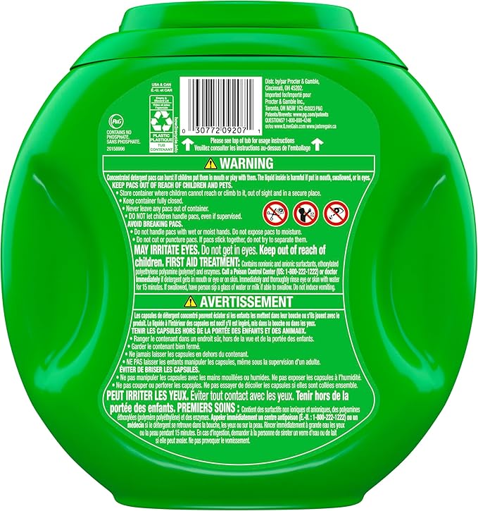 Gain flings Laundry Detergent Soap Pacs HE Compatible Long Lasting Scent, Original Scent, 76 Ct, Gain Laundry Detergent