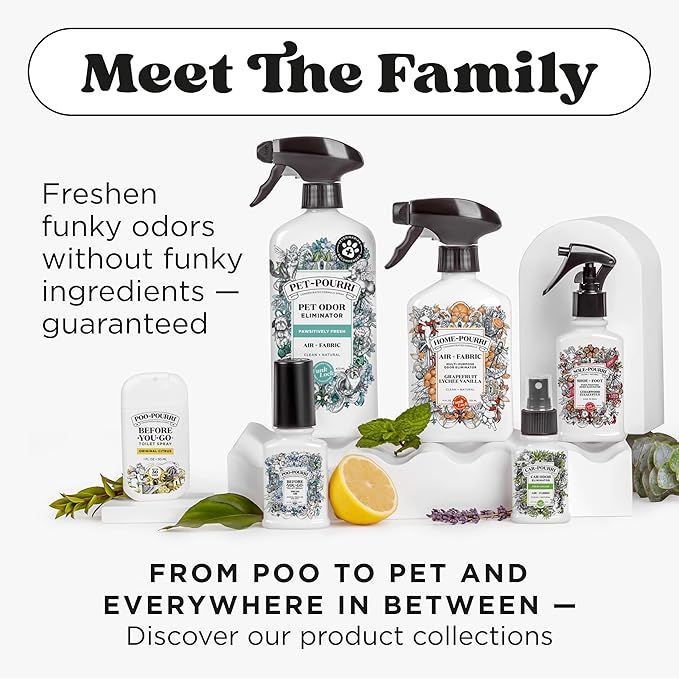 Poo-Pourri Before-You-Go Toilet Spray, Lavender Peppermint, 2 Fl Oz, Up to 100 Uses, Bathroom Odor Deodorizer, Plant-Based with Essential Oils for Home or Work, Travel Essentials, TSA Approved Size