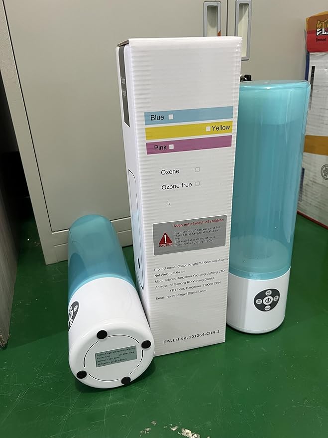 UV Light Sanitizer, 55w 254nm UVC Lamp for Room Surface Disinfection, Kills Bacteria Molds Dust Mites up to 750 sqft, Home/School/Hotel/Travel, 1Y warranty (Gold with Ozone)