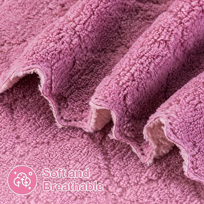 20 Packs Kitchen Cloth Dish Towels, Nonstick Oil Fast Drying Washcloths, Premium Dish Cloths for Kitchen, Car, Bathroom Cleaning, Reusable Highly Absorbent Cleaning Clothes, Mix-Colors