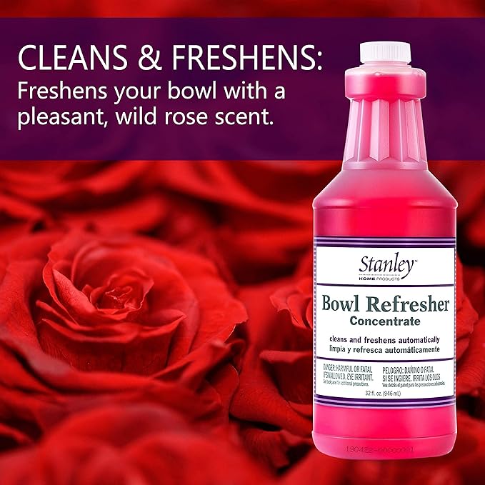 STANLEY HOME PRODUCTS Bowl Refresher Concentrate – Cleans and Freshens Toilets Automatically – 32 fl. oz. (6 Pack)