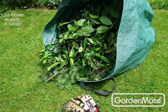 GardenMate 5-Pack 132 Gallons Reusable Garden Waste Bags (H34, D34 inches) - Yard Waste Bags
