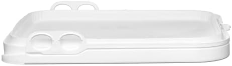 House Naturals 4 Gallon Food Grade Plastic Square Clear Bucket Pail with lid Container (Pack of 2) Made in USA