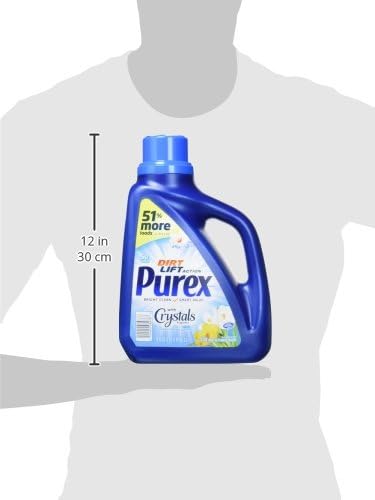 Purex Liquid Laundry Detergent with Crystals Fragrance, Fresh Spring Waters, 75 oz (50 loads)