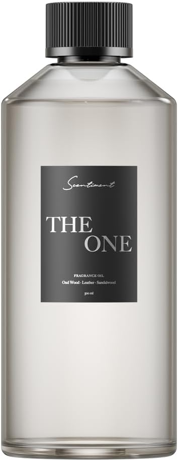 Scentiment Diffuser Oil - The One | Inspired by Hotel Miami Beach Lobby Scent | Aromatherapy Fragrance Oil | Notes of Cardamom, Leather, Lemon with Cinnamon & Sandalwood (500ml)