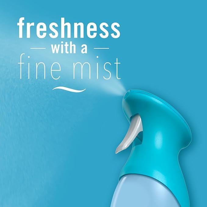Febreze Air Refresher Spray - Bora Bora Waters - Net Wt. 8.8 OZ Per Bottle - Pack of 2 Bottles