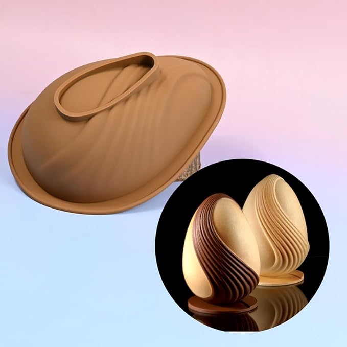 mostsom Silicone Molds for Baking Non-Stick Candy, Chocolate, Cookie, Oreo, Mini Soap, Pudding, Jello, Muffin, Dog Treats Ideal for Cupcakes, Ice Cubes, and Jelly Mold (D_ Easter Egg)