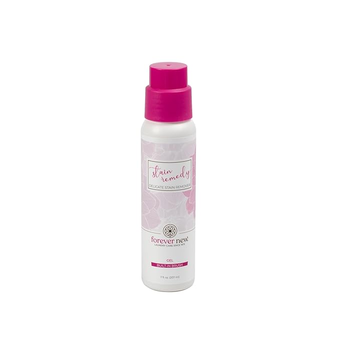 FOREVER NEW Stain Remedy Gel - Fabric Stain Remover - Built-in Brush, 7 Fl Oz