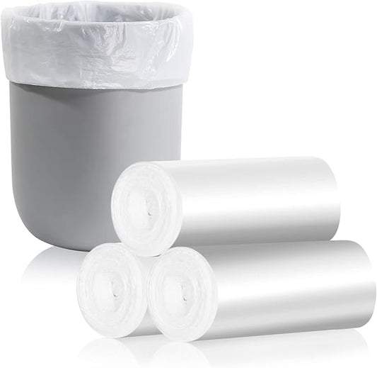 CHARMOUNT 4 Gallon Trash Bag - Unscented 4 Gallon Garbage Bags for Bathroom, Kitchen, Bedroom, 105 Count (15 Liter) …