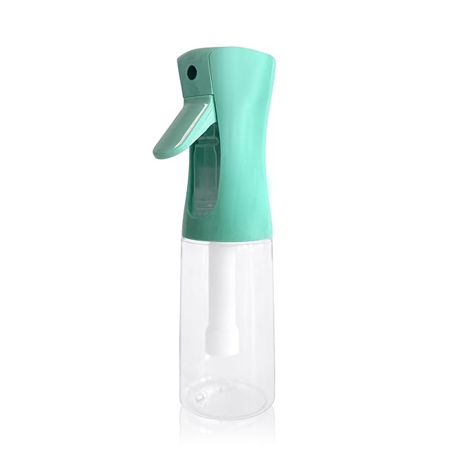 Spray Bottle for Hair Continuous Ultra Fine Mist (200ml) 360° Multi Spray Bottle for Plants, Cleaning, Skin Care Leakproof & Durable 1 Pack