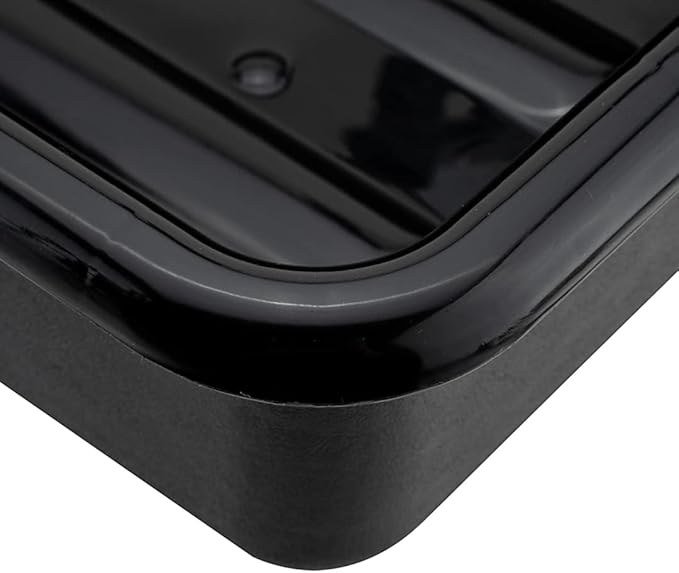 Restaurantware TUB ONLY: RW Clean 21.25 Inch x 15.7 Inch Bus Tubs 12 Regular Bus Boxes - Lids Sold Separately With Handles Black Plastic Restaurant Tubs Heavy-Duty For Kitchen Organization