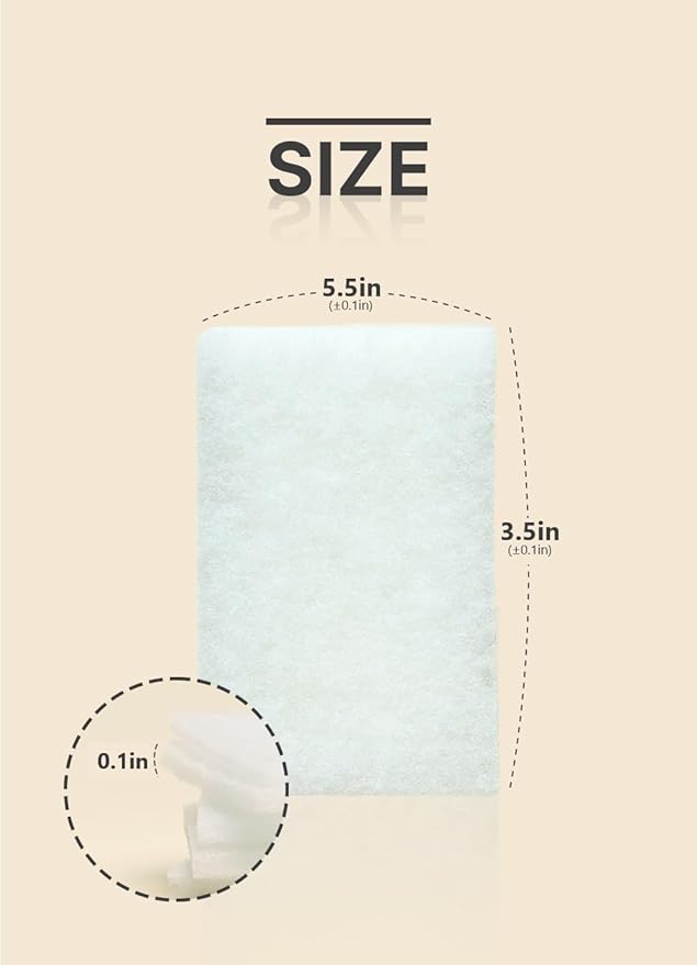 KREAL Non-Woven Disposable Scrub Sponge (20 Pack) Clean and Decontaminate, Powerful Washing