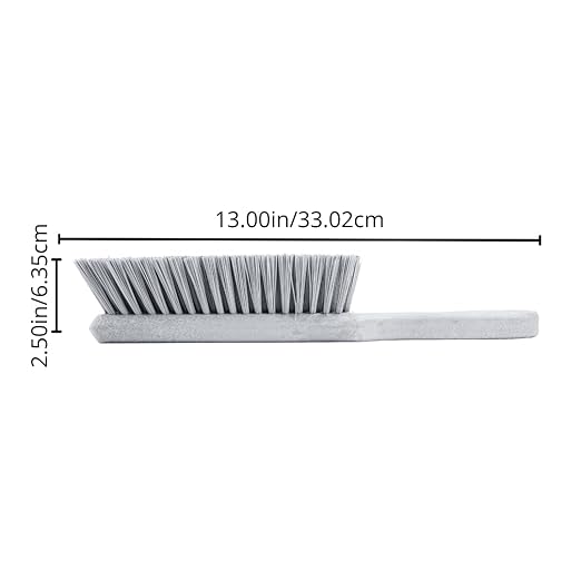 SPARTA Handheld Soft Counter Brush 8 Inch Bristle Span, Multi-Use Dust Brush with 5 Inch Handle for Tables, Countertops, and Delicate Surfaces, Polyester, Blue