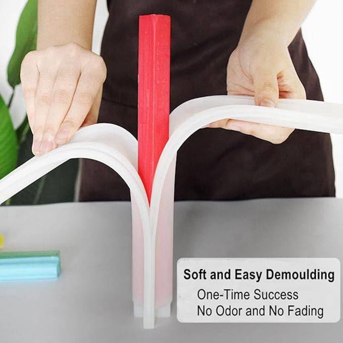 Tube Column Silicone Soap Candle Mold Christmas Hook Embed Soap Making Supplies Silicone Mold for Soap
