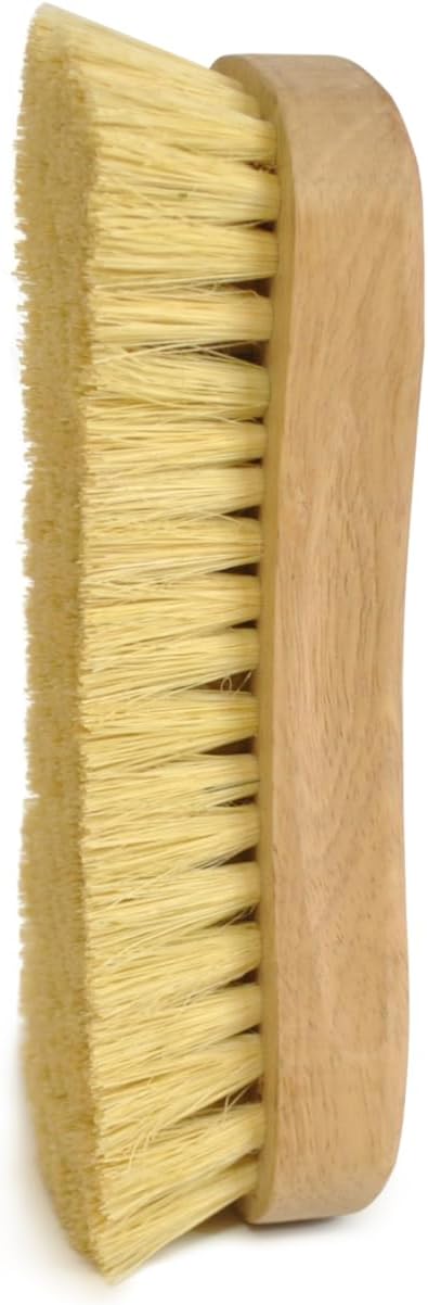 All-Natural Wooden Scrub Brush Set | Tampico Bristle Brush for Floor, Tub, Kitchen, and Carpet | Eco-Friendly Cleaning Products | Pack of 12