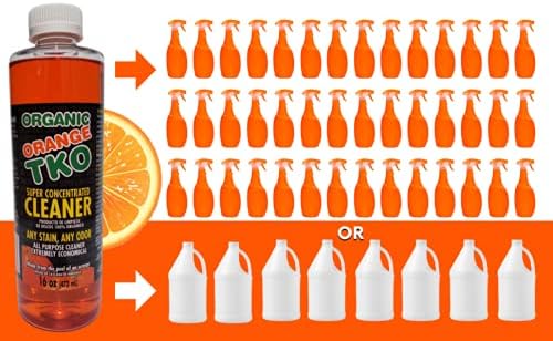 Stain remover, Floor cleaner, Degreaser, Glass cleaner, Multi Purpose Citrus Cleaner, Deodorizer, Stain Remover, Pet Safe, Non Toxic (16oz)