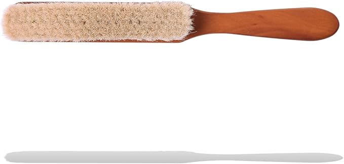 Valentino Garemi Ultra-Fine Fabric Textile Cleaning Brush | Dandruff, Dust, Pet Hair Remover for Luxury Delicate Flat Material Cloths, Uniforms, Business Suits, Tops, Jackets | Made in Germany