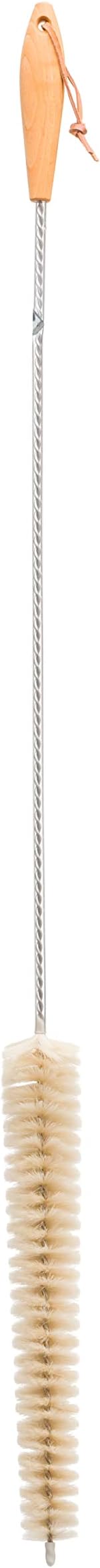 Redecker Light Goat Hair Radiator Brush with Oiled Beechwood Handle, 39-1/2-Inches Long