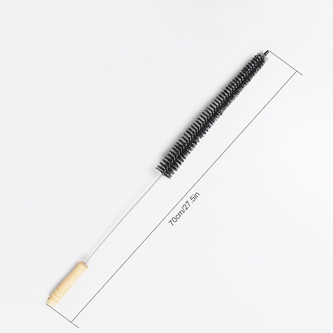 27.5 Inch Dryer Vent Cleaner Brush - 700mm Clothes Dryer Lint Vent Trap Cleaning Brush, Flexible Lint Remove for Household Dust Cleaning