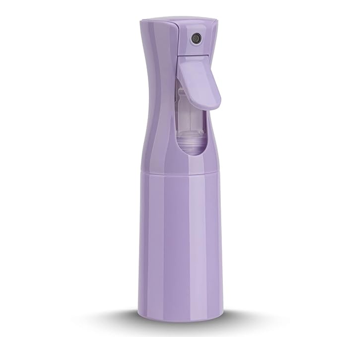 Continuous Mist Spray Bottle for Hair, Face & Plants (6.8oz/200ml) - Ultra Fine Travel-Size Water Mister for Salons, Cleaning, Pets & Skincare Leakproof Design
