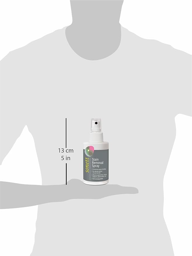 Sonett Organic Stain Removers Spray for clothes effective against fruit, Cocoa, Ballpoint, Grease stains for delicate textiles of Wool and Silk (6 Count)