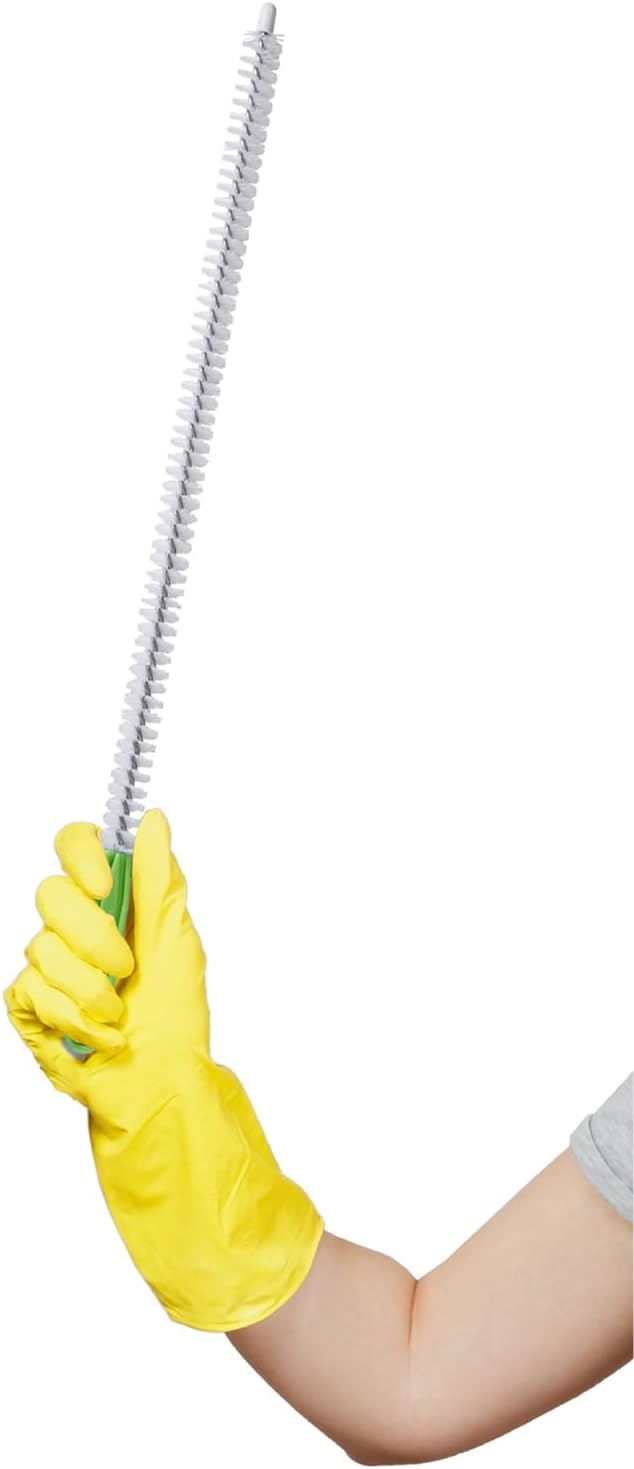 Upgraded Cleaning Brush Kit - 3-Piece Set, Flexible Drain Brush, Crevice Brush with Nie, Ideal for Kitchen, Bathroom, Toilet, Vent Scrubber