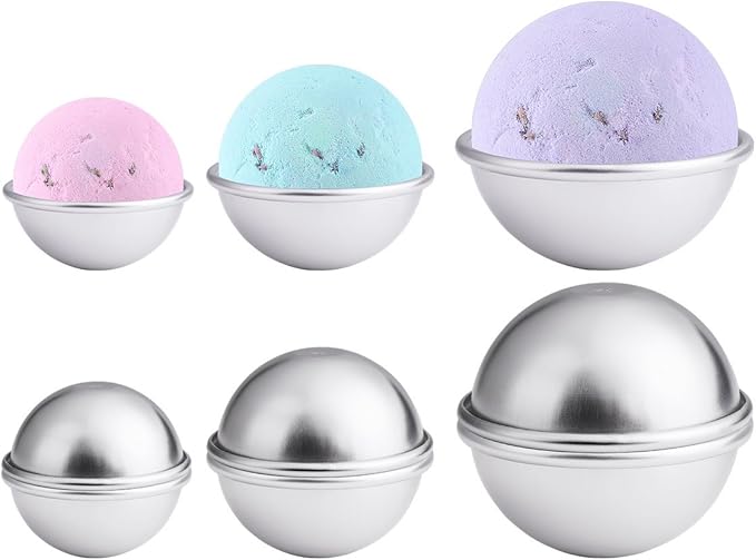20PCS 10 Set Bath Bomb Mold Kit, Soap Mold & Bath Bombs Press for DIY Making Supplies