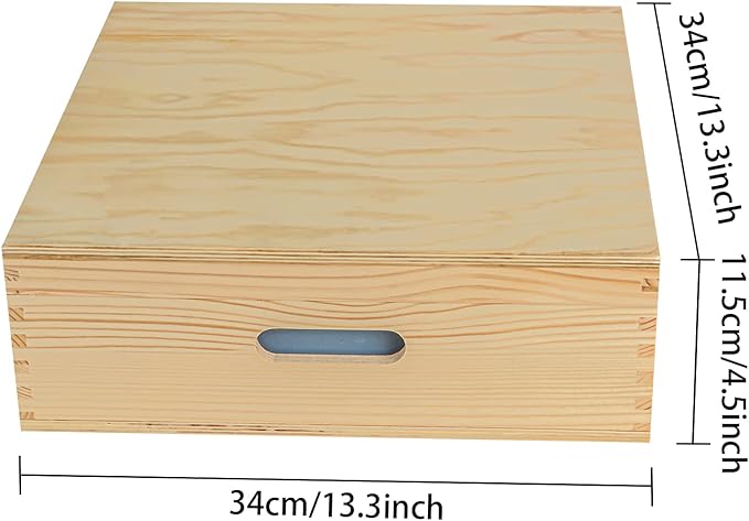 Large Soap Molds, 8L/282oz Rectangle Silicone Liner for 18 Bar Mold with Wooden Box and Lid,DIY Handmade Soap Making Tools