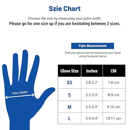 JMU Nitrile Gloves Small Bulk 2000 Count, 3.5 Mil Disposable Gloves Latex-Free, Violet Blue