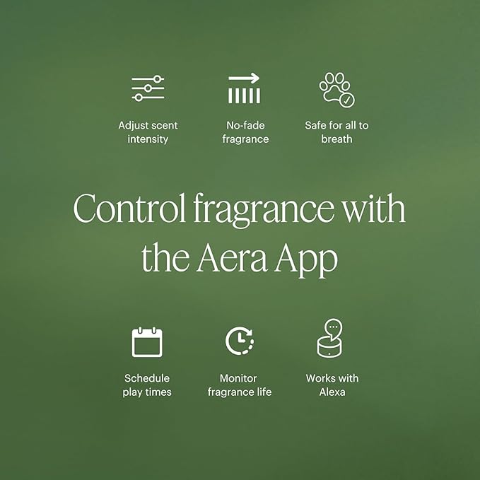 Aera Indigo - Essential Oil for Home - Crisp Apple and Cedarwood Fragrance - Notes of Citrus, Jasmine and Sandalwood- Scent Refill - Works with The Aera Diffuser
