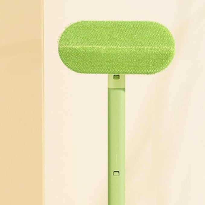Pet Hair Remover Brush, 17.91 Inches Reusable Long Handle Ergonomic Tool for Cleaning, Removal Broom Bristles and Comfortable Grip, Grooming Supply for Couch Carpet Car Seat Laundry