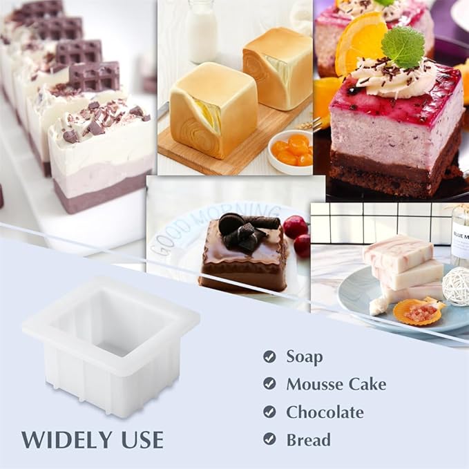 BOOWAN NICOLE Loaf Soap Molds (B0258)