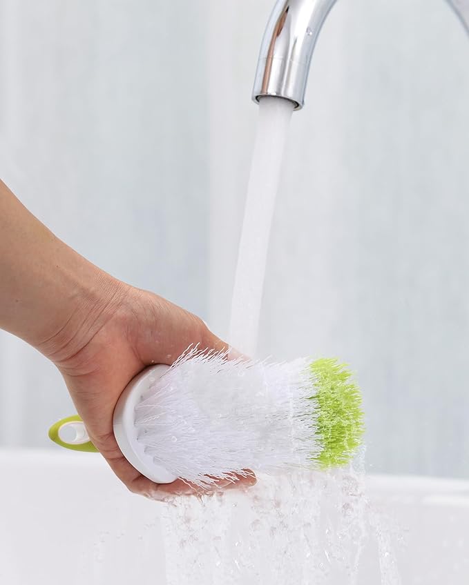 Scrub Brush for Cleaning, Heavy Duty Shower Scrubber with Stiff Bristles for Tub, Sink, Floor, Tile, and Carpet Scrubbing, 20 Pack