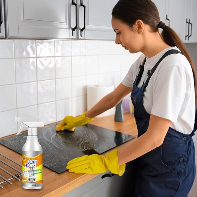 Kitchen Foam Cleaner, 2025 Upgraded All-Purpose Cleaner, Portable Grease Remover for Home Kitchen, Durable Stove Cleaners for Restaurant, Easy Clean Pot and Pan Cleaners for Housewife (1)