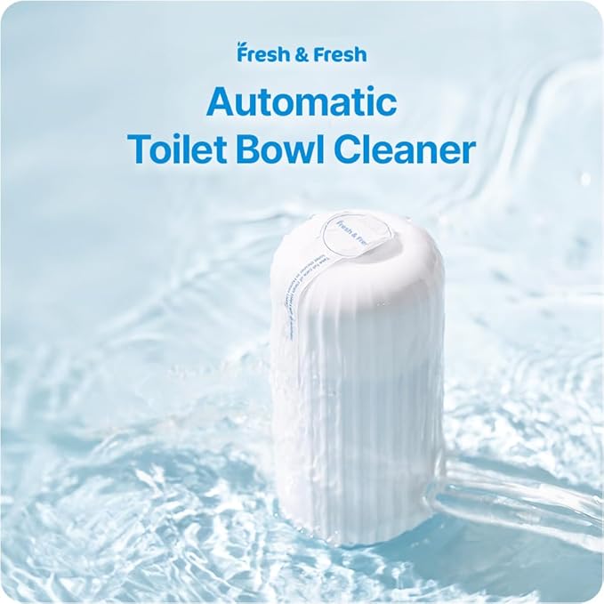 Fresh & Fresh Automatic Toilet Bowl Cleaners (Sunset Orange) - 3 Bottles(UPTO 2500 FLUSHES/Bottle), Commercial and Residential Toilet Cleaner 3-4 MONTH Lasting Toilet Bowl Cleaner Bottle