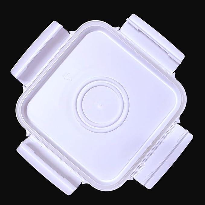 House Naturals 4 Gallon Square Plastic Bucket, Food Grade BPA Free containers, Made in USA, (Pack of 2)