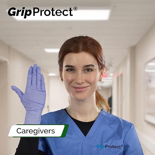 GripProtect Precise Nitrile Exam Gloves | 4 Mil | Chemo-Rated | (Medium, 100)