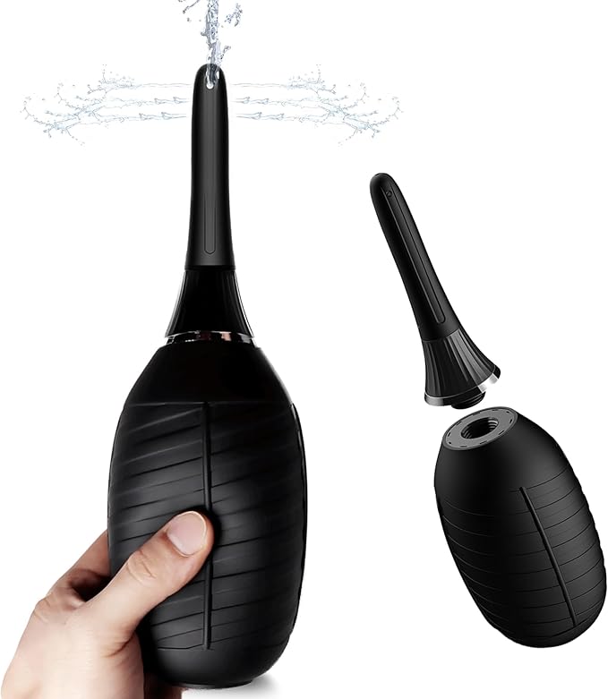 Anal Douches for Men Women LGBT Feminine Care Shower Silicone Tips Douche Anal Douching Spray Can be Connected to Shower Head OH-OT-273