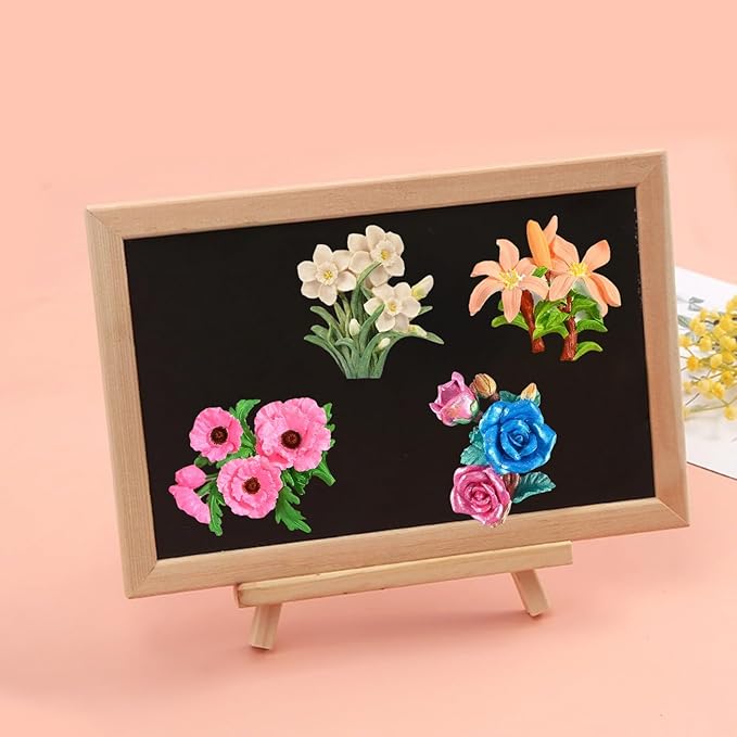 3D Flower Bouquet Candle Soap Silicone Molds Fondant Chocolate Candy Cake Decorating Mould Resin Clay Baking Pastry Tools (Hibiscus)
