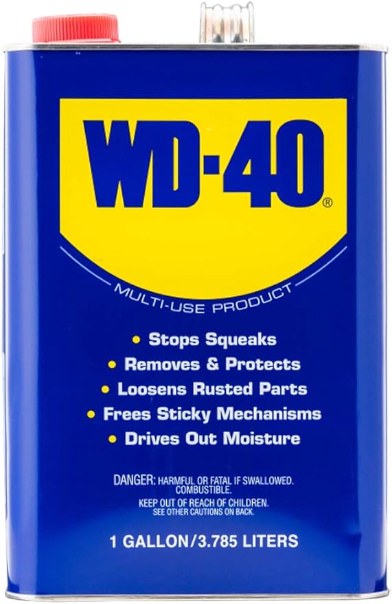WD-40 Original Formula, Multi-Use Product with Smart Straw Sprays 2 Ways,12 OZ [6-Pack] & Multi-Use Product, One Gallon