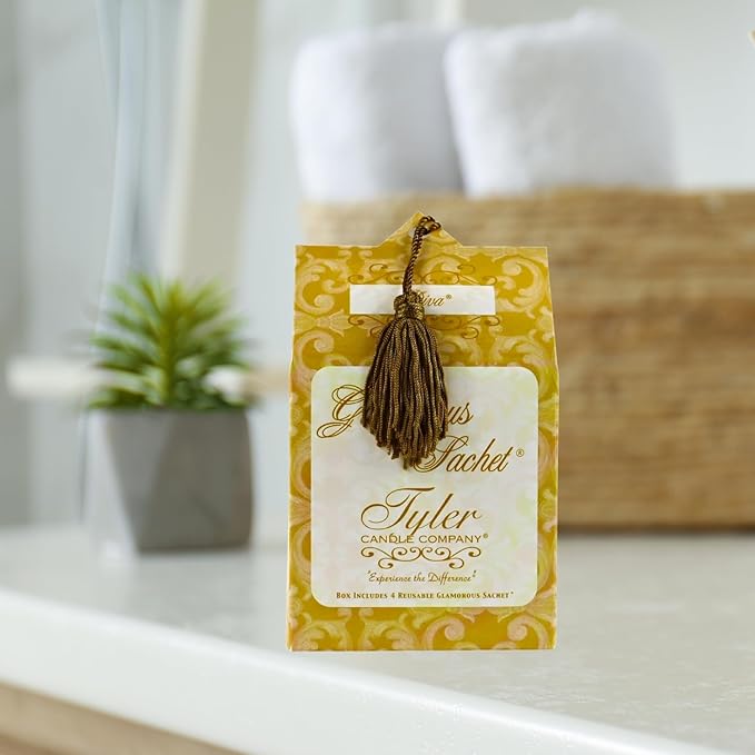 Tyler Candle 32 Ounce Glamorous Wash, Sachet, and Autoglam Bundle by Louisiana Pantry (Diva)