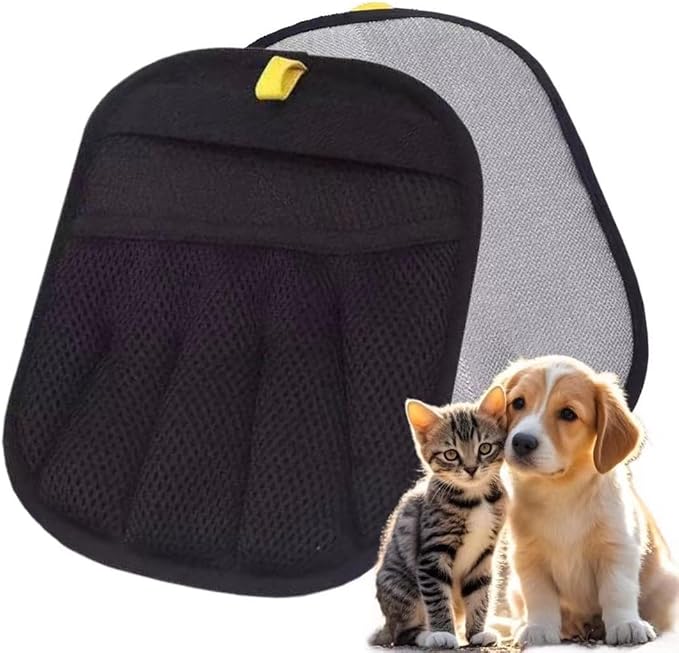Pet Hair Removal Glove for Cats & Dogs, Reusable Five-Finger Electrostatic Pet Hair Remover Tool, Upgrated Magic Brush Pet Hair Remover for Laundry, Couch, Carpet, Car Seat,Clothing