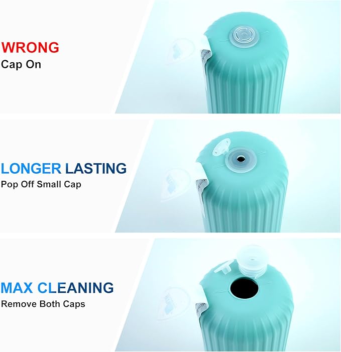2Pcs WTWD Automatic Toilet Cleaner - Prevents Hard Water Stains, Reduce Scrubbing, Toliet Tank Cleaner, Automatic Toilet Bowl Cleaner, Magic Bottle Design for Stain-Free Hands, Septic Safe