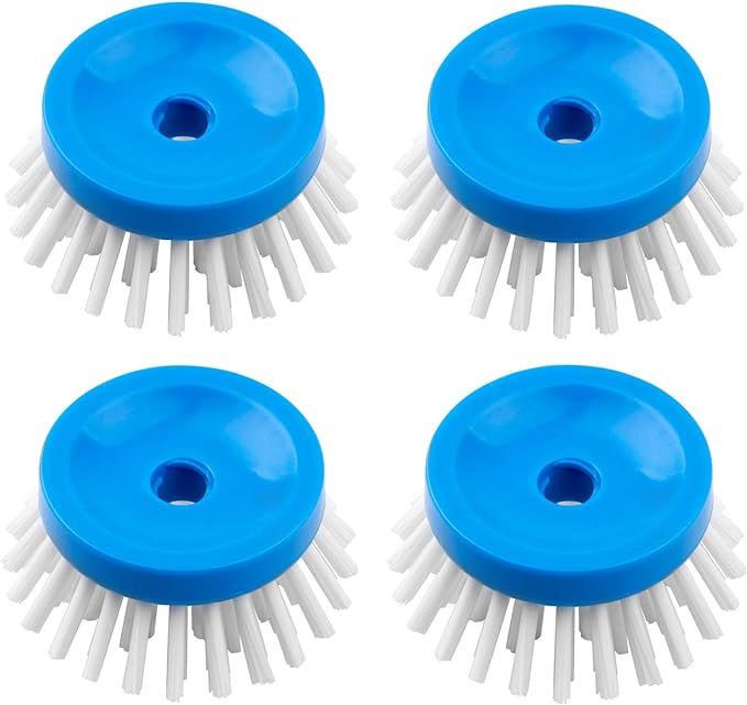 MR.SIGA Soap Dispensing Palm Brush Refill, Pack of 4