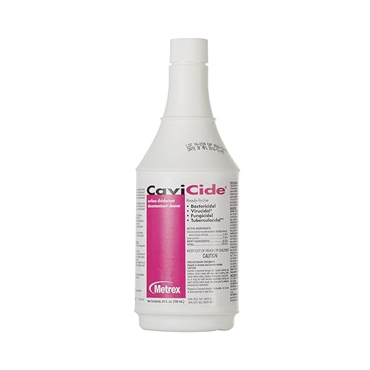 Metrex CaviCide Hospital Disinfectant, 24 oz Trigger Spray Bottle,original version